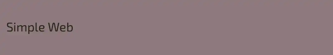 Simple Web